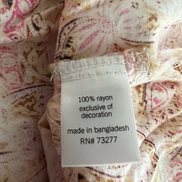 Sonoma Women’s M rayon tank top w adjustable straps - Picture 6 of 7